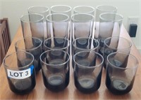 (8) Tall Water Glasses & (8) Short Water Glasses