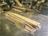 Wood - 2 piles of boards - Rough cut, some planed