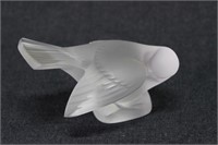 Lalique Frosted Glass Sparrow