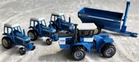 Miniature Ford Tractors & Kinze Grain Cart