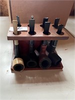 PIPE RACK WITH 8 PIPES