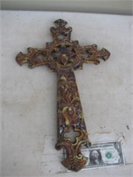 Heavy Metal Ornate Cross