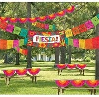 Fiesta Multicolored Indoor/Outdoor Decorating Kit