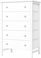 Dresser with 5 Drawer Fabric Dressers Storage Wh