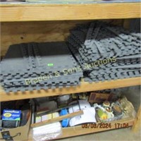 GROUP OF LOCKING RUBBER FLOORING