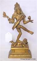 Vintage  Dancing Natraja Murti / Hindu God Shiva .