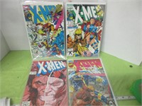 4 MARVEL X-MEN COMICS