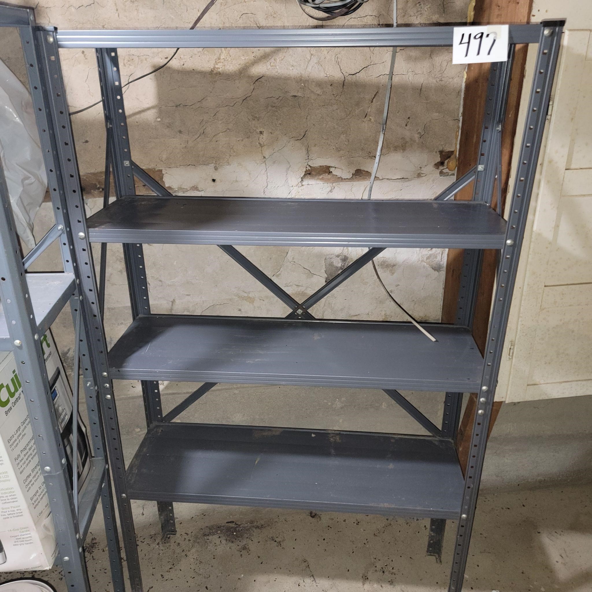 Metal Shelving Unit