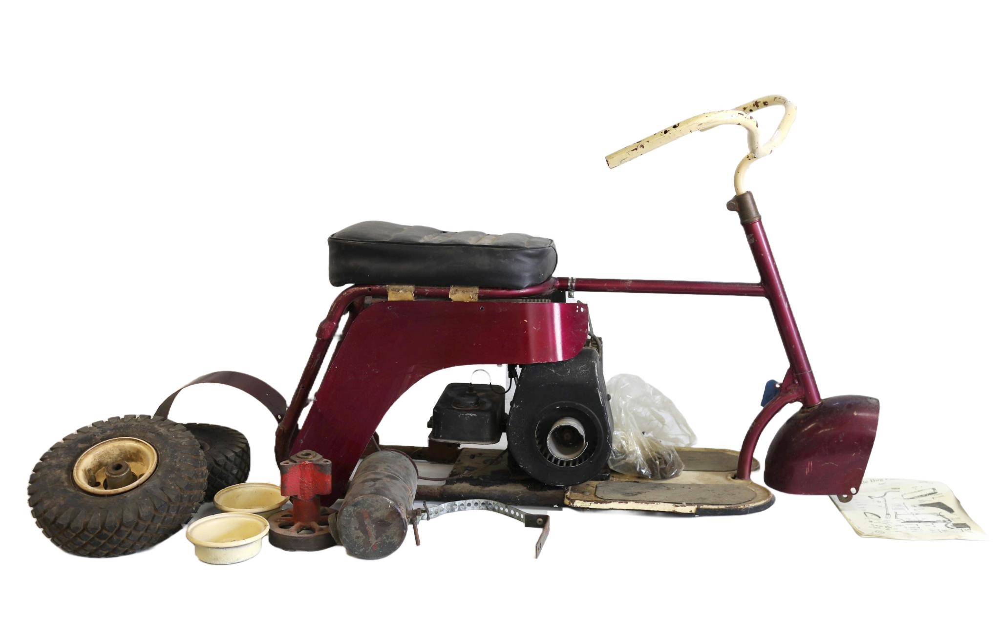 HIAWATHA DOODLEBUG Vtg Project Motor Scooter