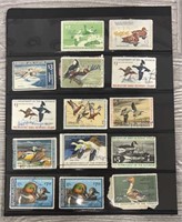 (14) US Federal Duck Stamps