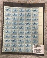 1952 & 1953 Full MNH Stamp Sheets