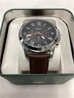 Mens Fossil Grant Chrono Watch