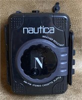Vintage Nautica AM/FM Cassette Player