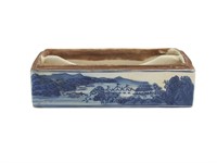 Chinese Blue & White Divided Ceramic Box