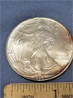 1993 Standing Liberty silver dollar       (k 131)