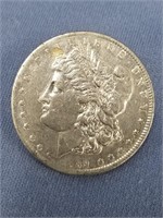1889 Morgan silver dollar   (k 131)