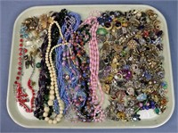 Clip Earrings & Beaded Necklaces
