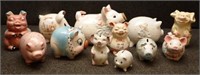 (12) Porcelain, Ceramic Piggy / Pig Banks