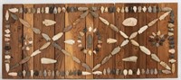 Framed Native American Arrowheads