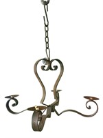 French Iron Light with Four Arms