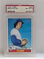 1979 Topps PSA 8 Bruce Sutter Cubs/Cardinals HOF