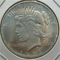 1921 double-headed piece dollar trick coin