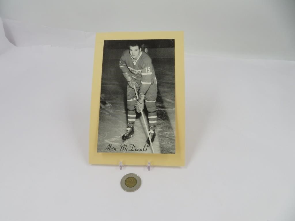 Alvin McDonald , 1944/64 BEEHIVE Photo Hockey