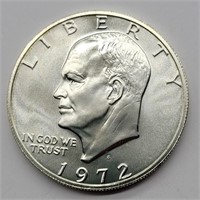 1972 EISENHOWER SILVER DOLLAR