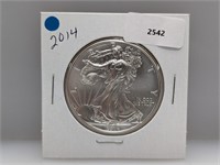 2014 1oz .999 Silver Eagle $1 Dollar
