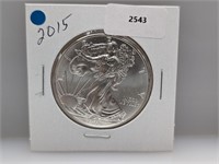 2015 1oz .999 Silver Eagle $1 Dollar