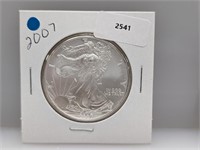 2007 1oz .999 Silver Eagle $1 Dollar