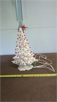 LIGHT UP CERAMIC CHRISTMAS TREE NEEDS REPAIR