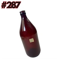 Vintage Soda/Beer Ruby Bottle, Nic Condtion
