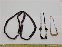 3 Natural/Nature Type Necklaces Well Crafted