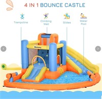 5-in-1 Kids Inflatable Bounce House Jumping Castle