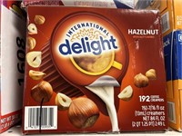 International delight hazelnut 192 ct
