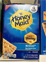 Honey Maid graham crackers4 boxes