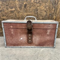 Vtg Wooden Tool Box