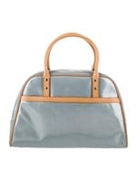 Louis Vuitton Blue Vernis Leather Mono Top Hdl Bag