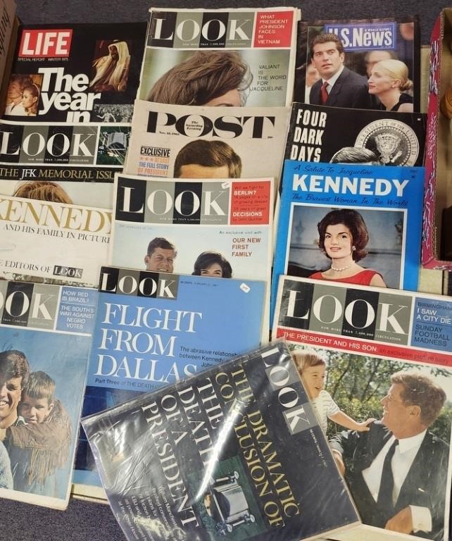 John, Robert, John Jr. Kennedy Magazines