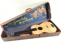 VTG 1955 Emenee Gene Autry Toy Guitar in Box