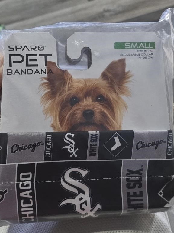Chicago White Sox Dog Bandana Adjustable Collar Dog 