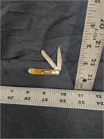 Case bone handle mini trapper knife