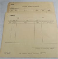 Vintage British Military Police Documents Old RARE