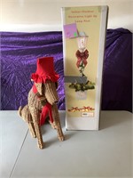 Christmas Hound & Lamp Post