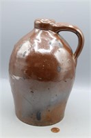 Antique Stoneware Pottery Brown Glaze Jug