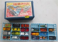 Matchbox case and cars
