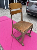 Vintage child school chair