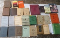 Old books, farming eduction books for military
