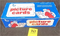 1986 Topps Picture Baseball Cards Box